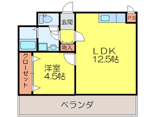 フラットピア８８の物件間取画像